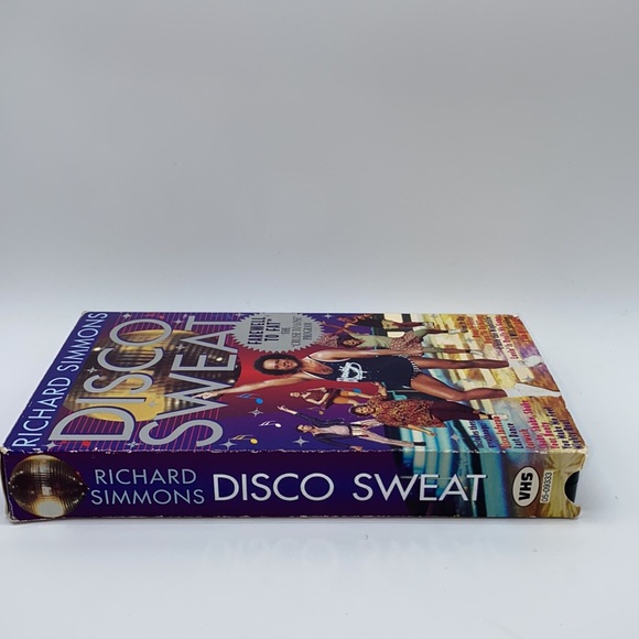 Richard Simmons Disco Sweat VHS Video 1970s Music Workout Exercise Fitness - Picture 7 of 8